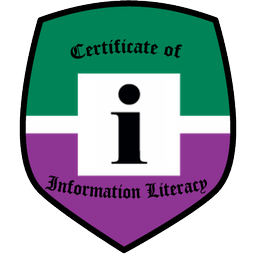 Certificate of Information Literacy